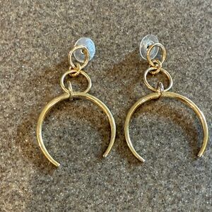 Baublebar Moon Hoop Earrings
